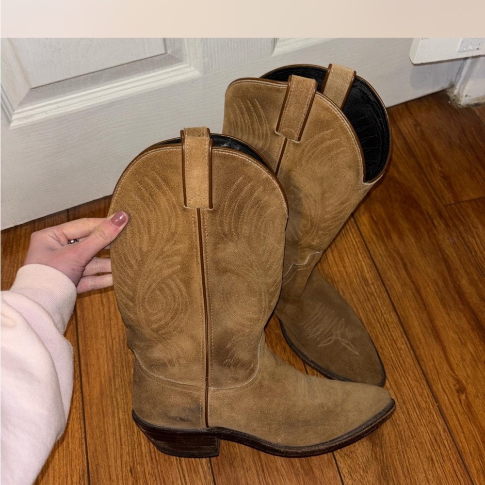Tan Western Cowboy Boots